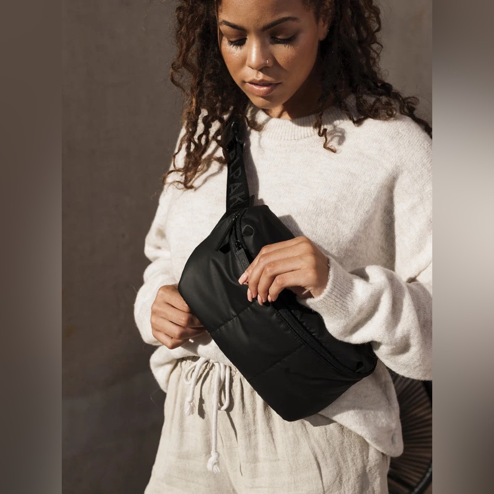 Luka Black Fanny Bag